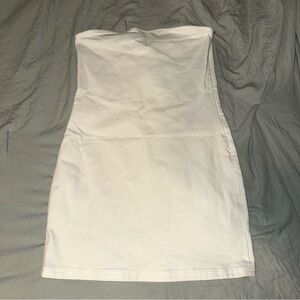 White Strapless Zara Dress